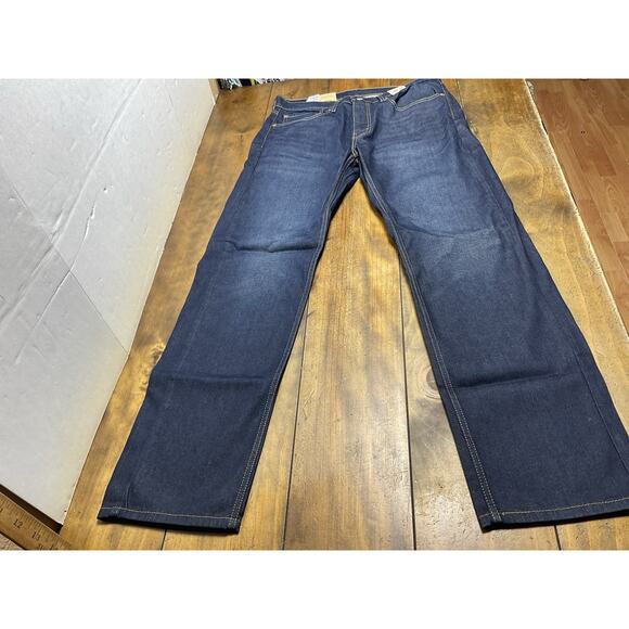 Levi's Men's Classic 505 Regular Fit Jean Straight Leg Dark Blue 36x34 NWT - Picture 1 of 12